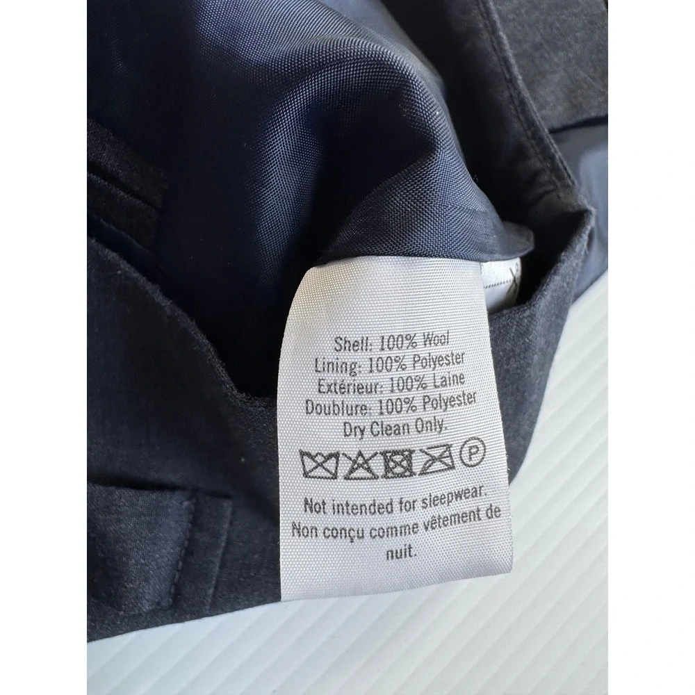 Janie and Jack Boys Charcoal Gray 100% Wool Special Occasion Formal Vest Size 4